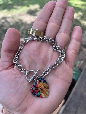 Hannah Montana Silver-toned Bracelet- Official Disney